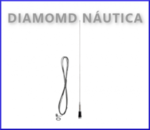 ANTENA MÓVEL – VHF 5/8 DE ONDA COM MOLA +...