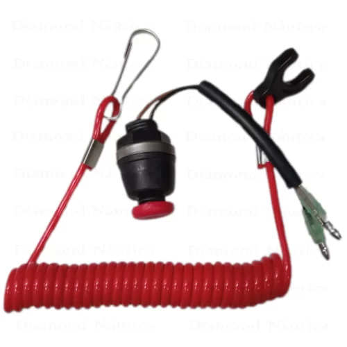 Botão De Emergência E Desligamento Motores Mercury Super 15 E 25 HP