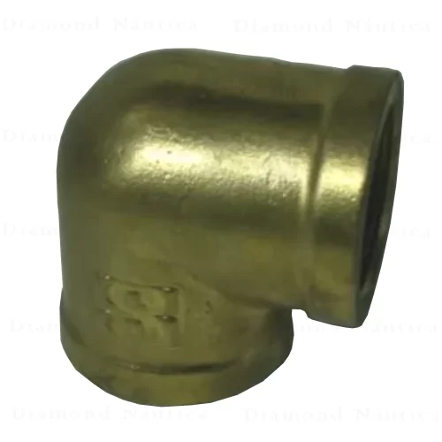 Cotovelo ou Joelho de Bronze Groco 90° Rosqueável de 1" 1/2"