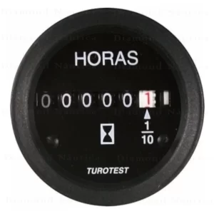 Horímetro Indicador De Horas 12v/24v Uso Universal Led