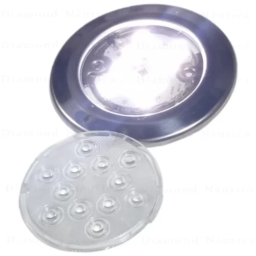 Luminária De Cabine Aço Inox Led Branco Frio