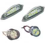 Kit De Luzes De Navegação Estrobo Beacon 4 Peças 12 Volts