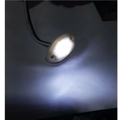 Luz De Cortesia Com Led 12 Volts Branco Frio