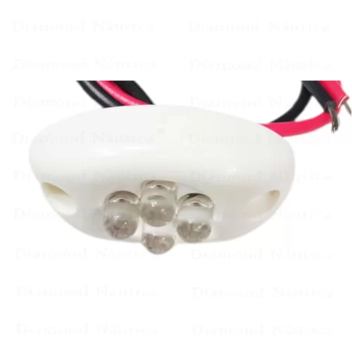 Luz De Cortesia Vermelha Com Led 12 Volts