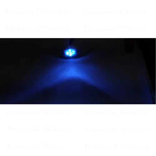 Luz De Cortesia Com Led Azul 12 Volts