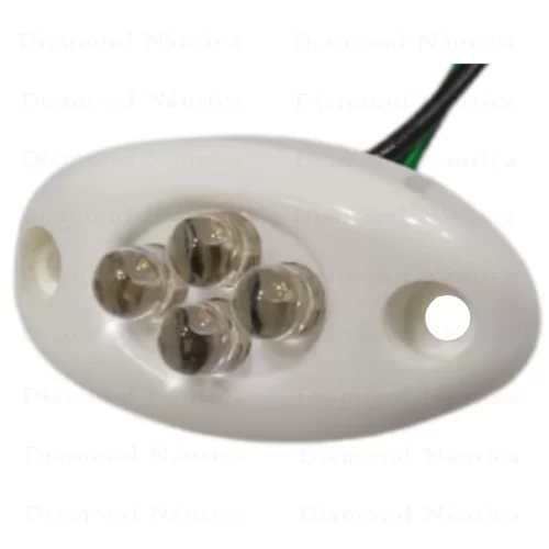 Luz De Cortesia Com Led Verde 12 Volts