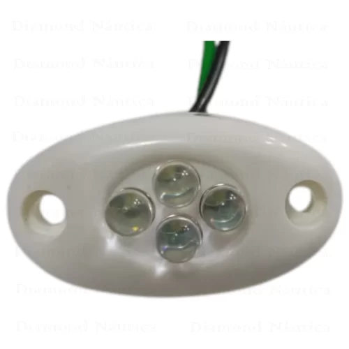 Luz De Cortesia Com Led Verde 12 Volts