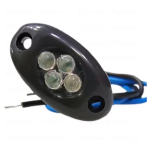 Luz De Cortesia Azul Com Led 12 Volts
