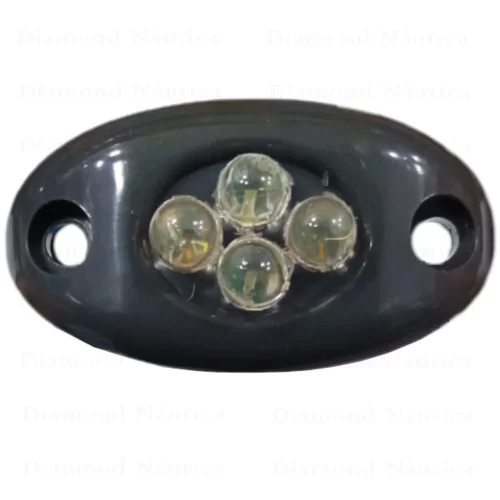Luz De Cortesia Azul Com Led 12 Volts