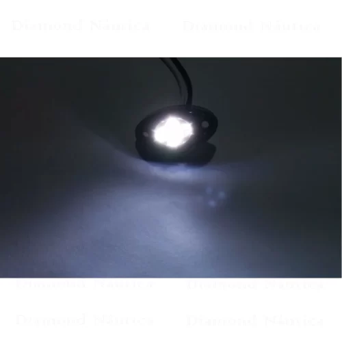 Luz De Cortesia Branco Frio Com Led 12 Volts