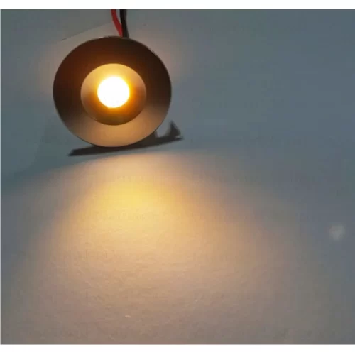 Luz De Cortesia Pontual A Led Branco Quente De 12 Volts
