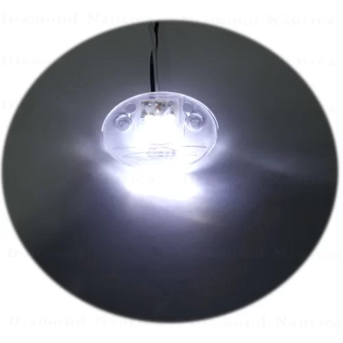 Luz De Degrau Led Cor Branca 12 Volts