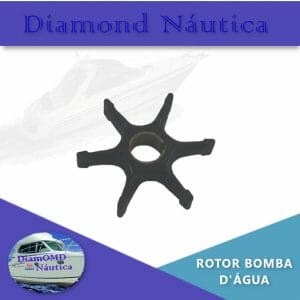 Rotor da Bomba D'agua Johnson / Evinrude 40 Hp (71 á 73) Caixa Baixa
