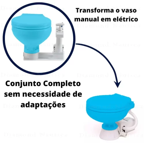 Kit De Reparo Conversão Para Vaso Sanitário Elétrico 12 Volts