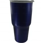 Copo Térmico Isolamento Termal 887ml Azul Marinho Aço Inoxidável