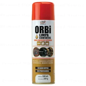 Limpa Contatos Elétricos em Spray 300ml 209g Orbi