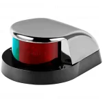 Luz de Navegação de Proa Bicolor Bombordo e Boreste em Aço Inox