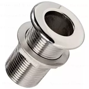 Saída D'água Sem Conector 3/4" Inox 316 Para Barcos Lanchas Motorhomes