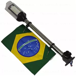 Luz De Ancoragem Articulada Com Estrobo E Bandeira