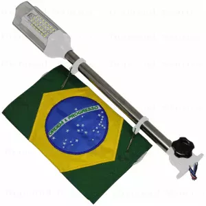 Luz De Ancoragem Articulada Com Estrobo E Bandeira