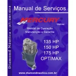 Manual De Serviço Para Motores De Popa Mercury 135-150-175 HP Optimax