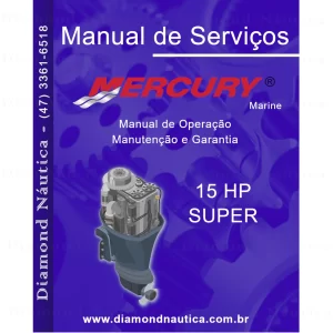 Manual De Serviço Para Motores De Popa Mercury 15 HP Super