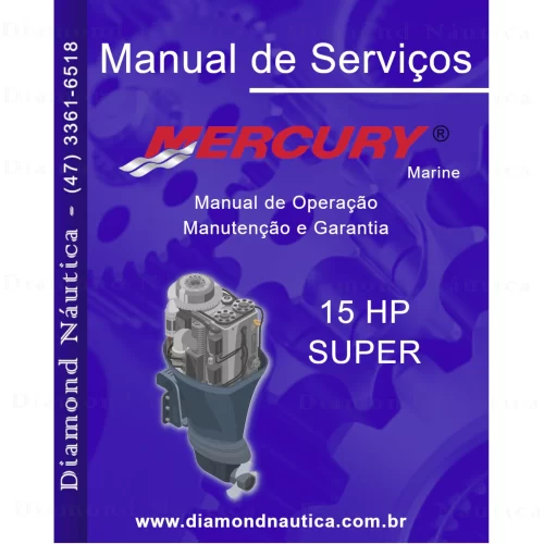 Manual De Serviço Para Motores De Popa Mercury 15 HP Super