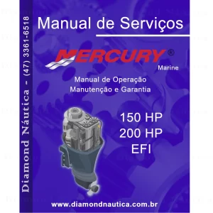 Manual De Serviço Para Motores De Popa Mercury 150-200 HP EFI