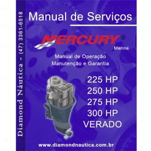 Manual De Serviço Para Motores De Popa Mercury Verado 225-250-275-300 HP