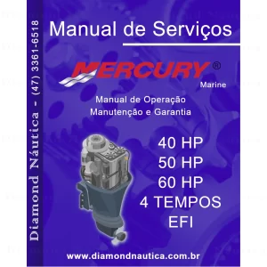 Manual De Serviço Para Motores De Popa Mercury 40 - 50 - 60 HP 4 Tempos EFI