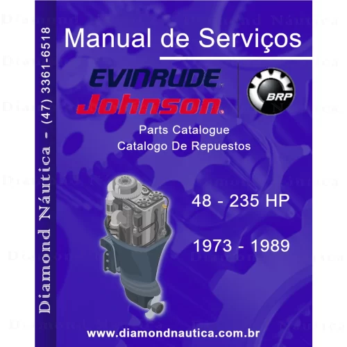 Service Manual Johnson Evinrude 48 - 235 HP 1973 - 1989