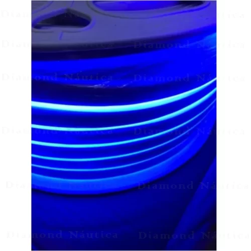 Fita LED Neon Azul 12 Volts IP65