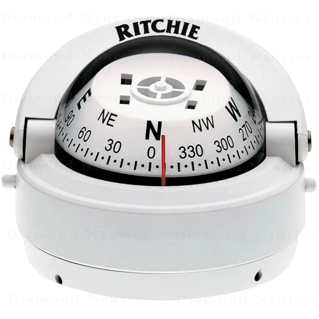 Bussola Da Kayak Ritchie XP-99 – Montaggio A Superficie, Nero, Compatta, Per Barche E Kayak
