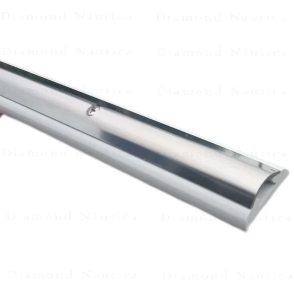 21 Metros De Base PVC 40 Mm E Friso Em Aço Inox