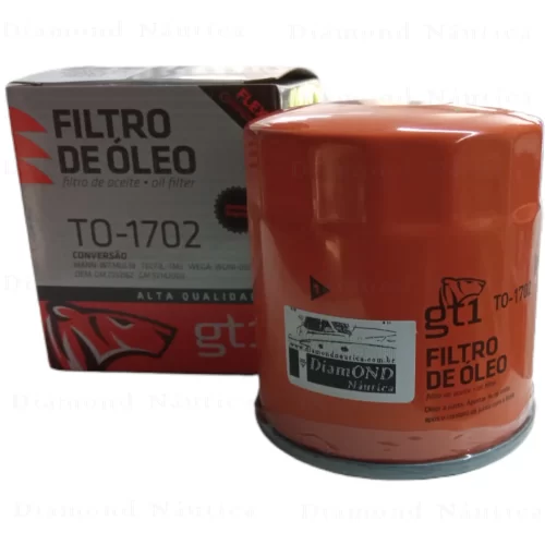 Filtro De Óleo GT1 TO-1702 - TM3 - OC504 - Compatível E Substitui Diversas Marcas