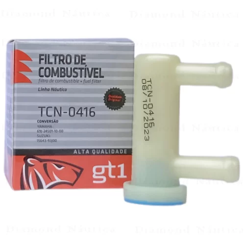 Filtro De Combustível GT1 TCN 0416 Para Motores Yamaha 4T 150HP