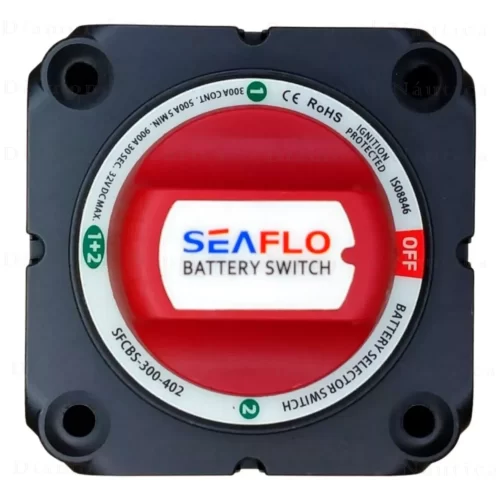 Chave Geral Marinizada Para 2 Baterias 12/24/32 Volts 300a 4 Posições