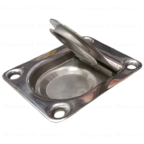 Puxador De Embutir 4 Furos Com Alça 65 x 55 Mm
