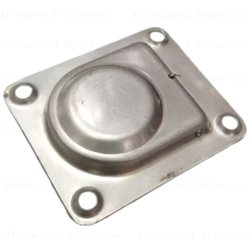 Puxador De Embutir 4 Furos Com Alça 65 x 55 Mm