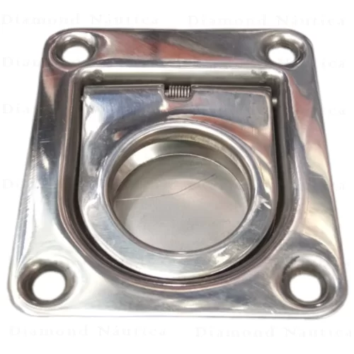 Puxador De Embutir 4 Furos Com Alça 65 x 55 Mm