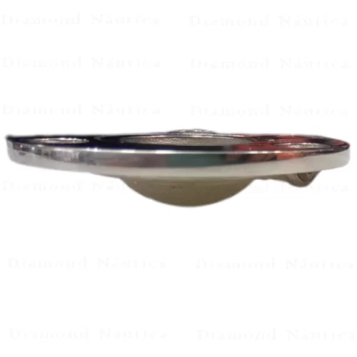 Puxador Redondo 50 x 41 Mm Em Aço Inoxidável