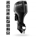 Motor De Popa Suzuki DF200ATL 4 Tempos 4 Cilindros
