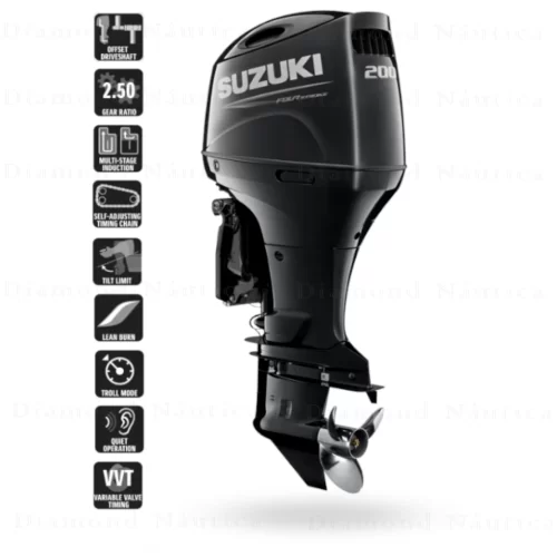 Motor De Popa Suzuki DF200ATL 4 Tempos 4 Cilindros
