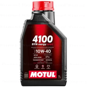 Óleo Lubrificante 4 Tempos Motul 4100 Syn-nergy Spec 10w-40