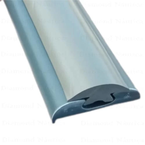 Base Em PVC Cinza E Verdugo Cinza 36 Metros Com Kit De Fixação