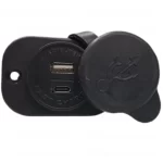 Carregador USB Redondo USB-C Fast Charge