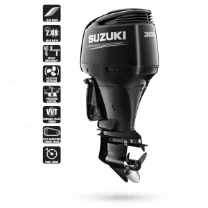 Motor De Popa Suzuki DF300 APX DG + Kit