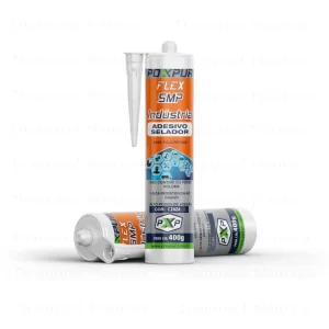 Adesivo Silicone de Poliuretano Selante PU Cinza 400g