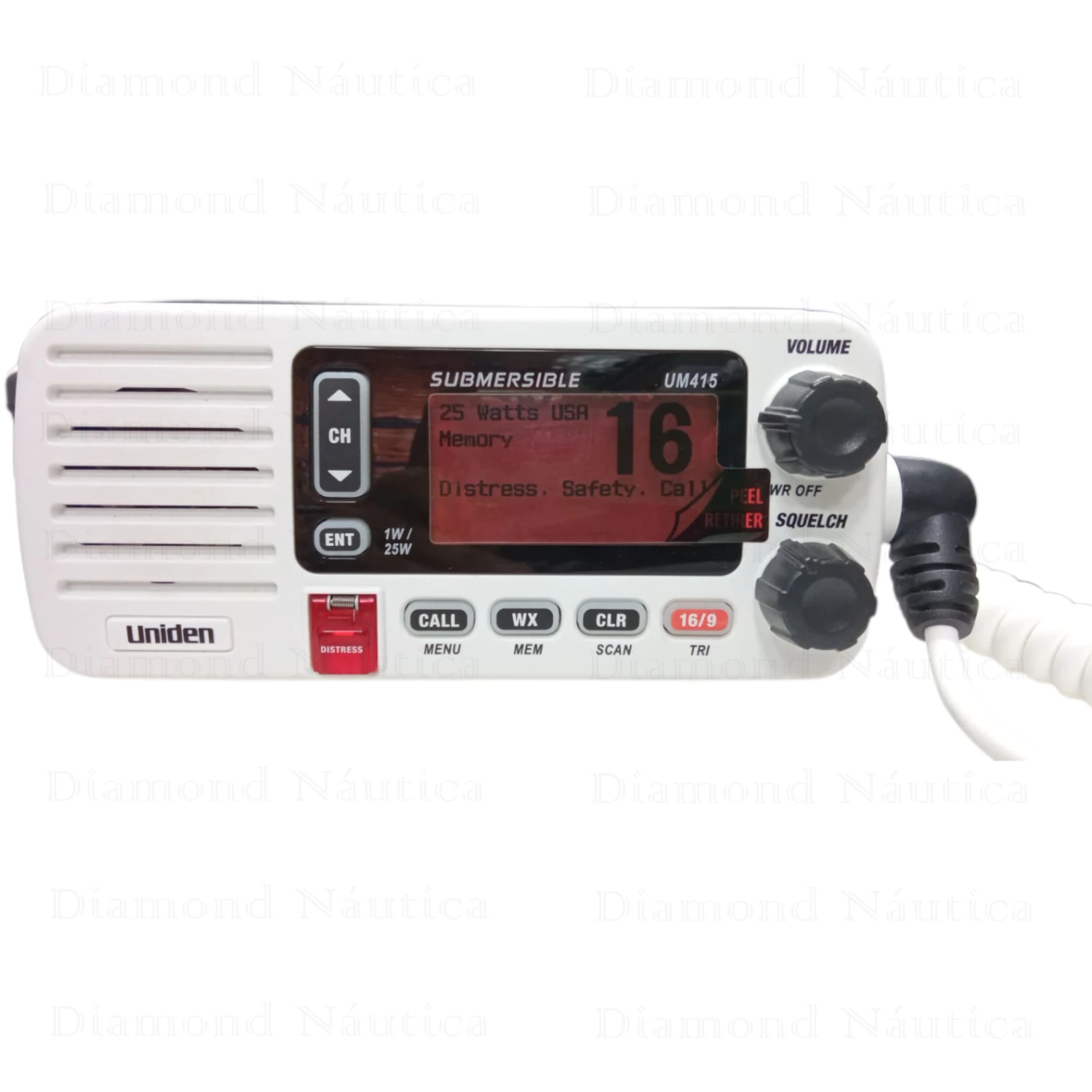 Rádio Vhf Marítimo Classe D - Uniden Um415