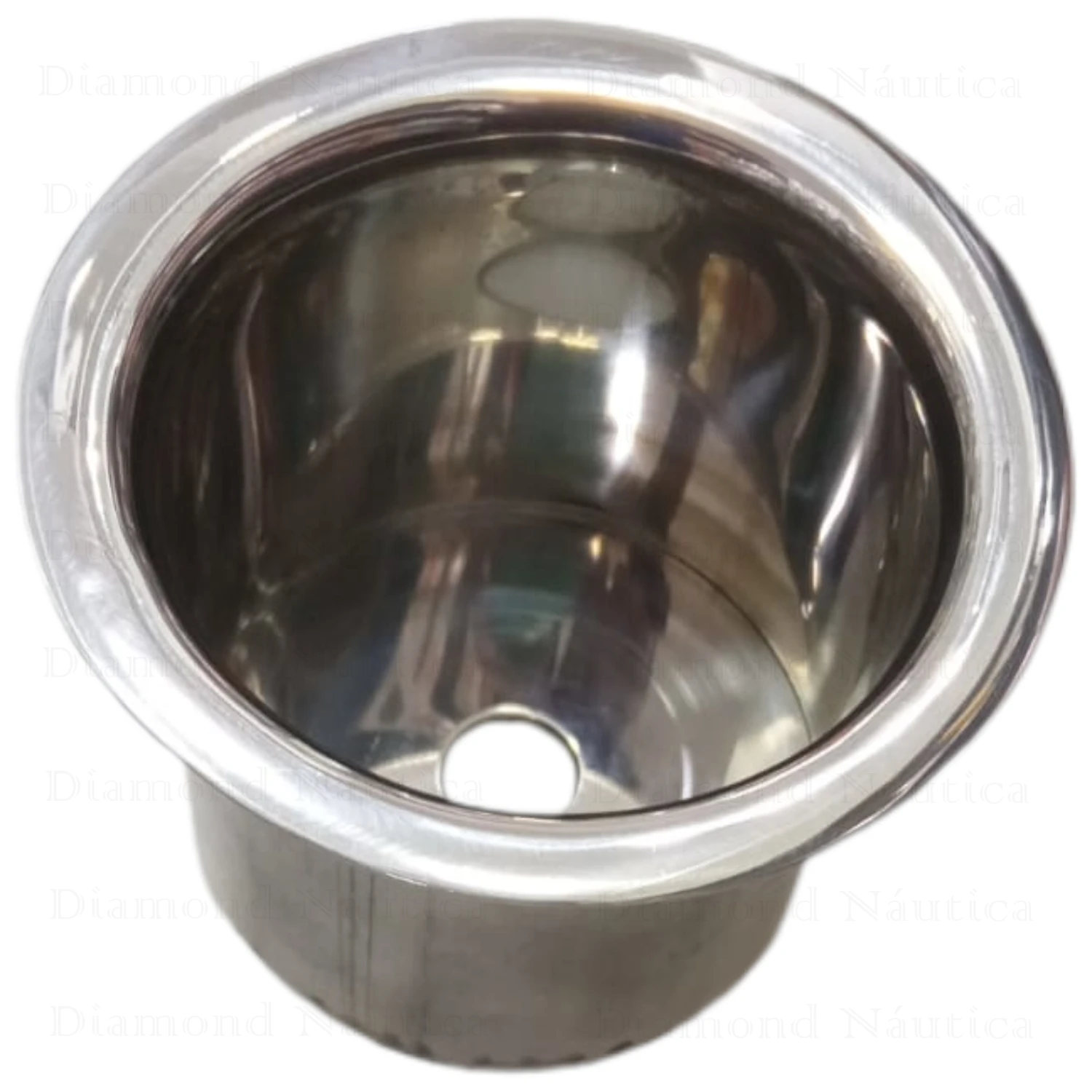 Porta Copo Em Aço Inox Maciço